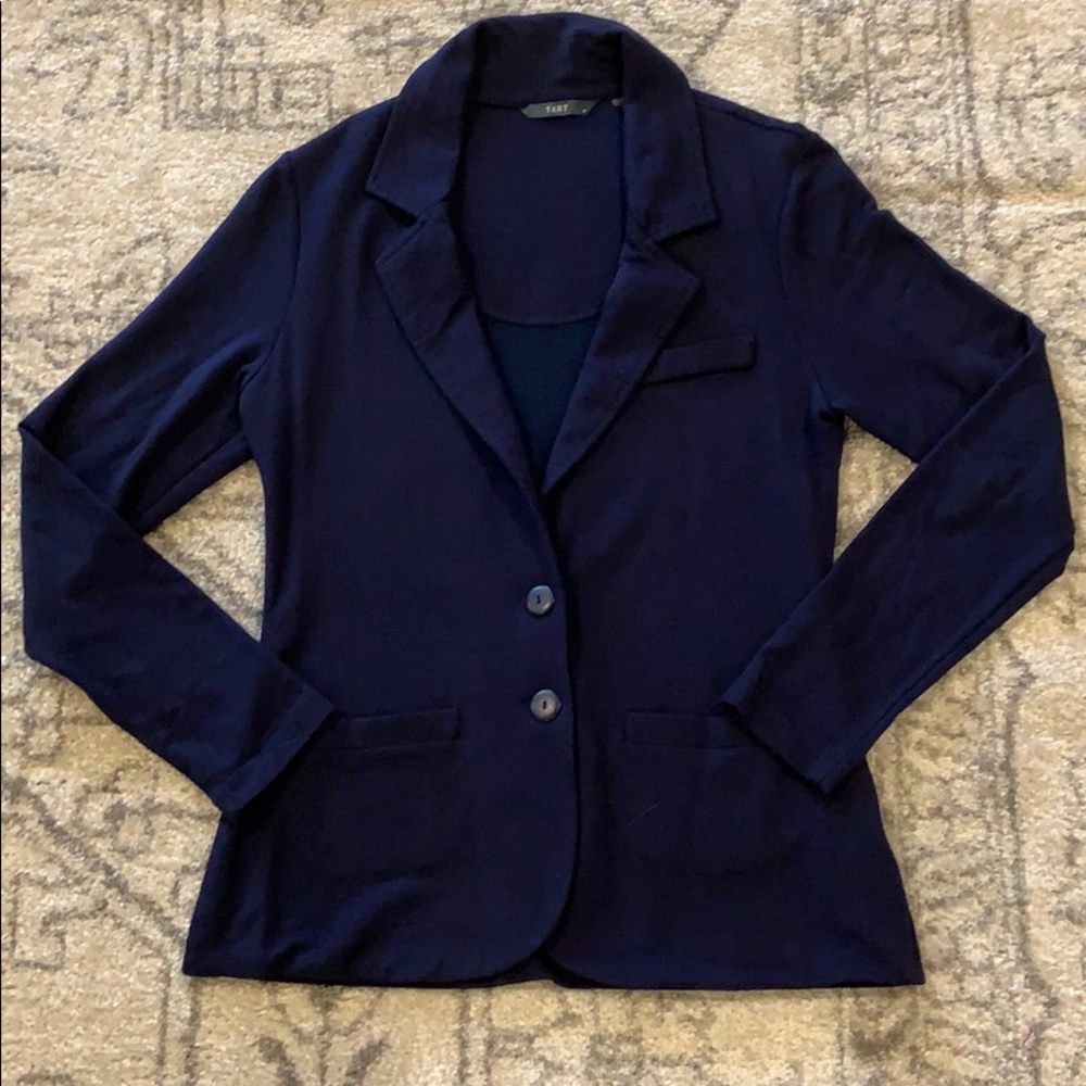 Navy casual blazer